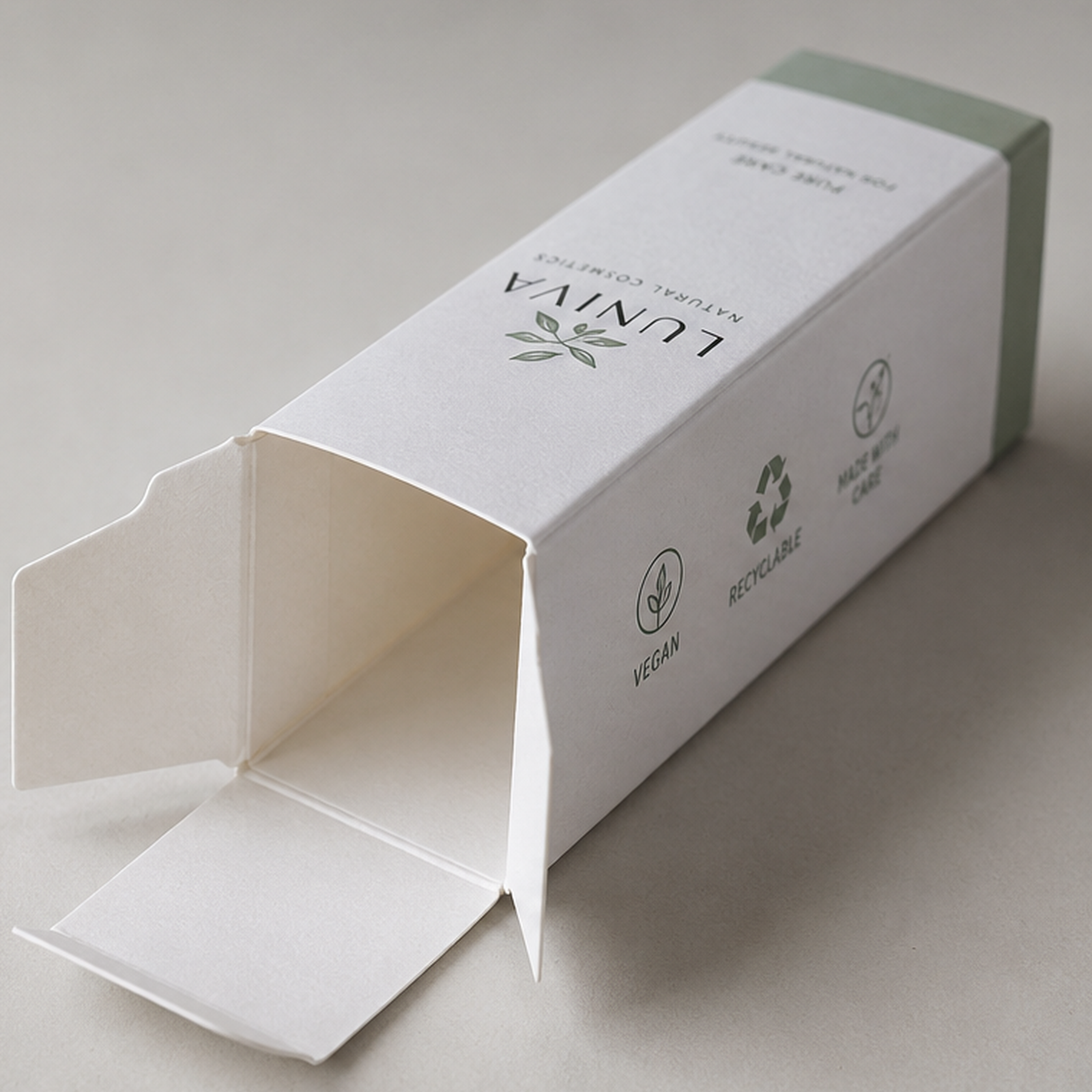 Faltschachtel 26 × 26 × 85 mm