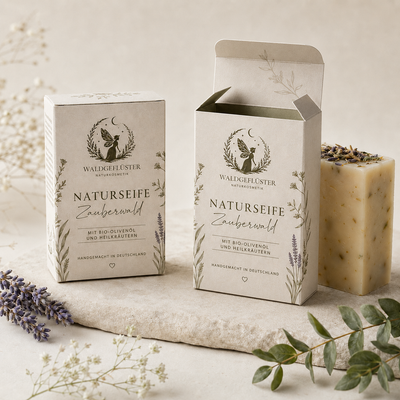 Faltschachtel 8 × 11 × 2 cm aus GC1 Karton – vielseitige Produktverpackung für Kosmetik, Seife, Lebensmittel & Kleinteile