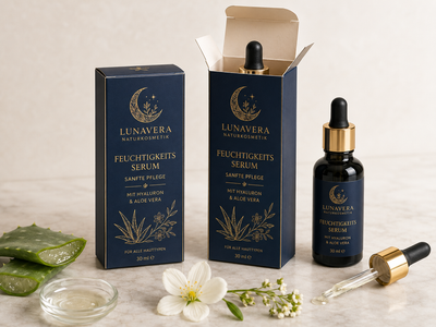 Faltschachtel 8 × 11 × 2 cm aus GC1 Karton – vielseitige Produktverpackung für Kosmetik, Seife, Lebensmittel & Kleinteile
