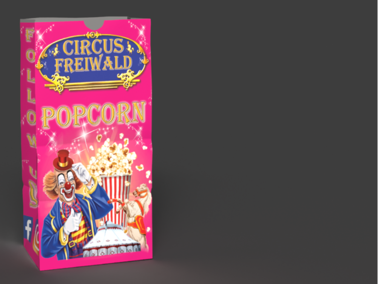 Personalisierte Popcorn-Tüten