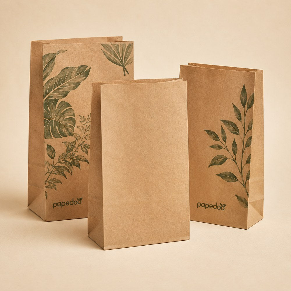 Papiertüten aus Papier ohne Henkel